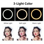 Wholesale 10 inch Selfie Ring Light with 76 inch Tripod Stand & Cell Phone Holder for Live Stream, Makeup, YouTube Video, Photography TikTok, & More Compatible with Universal Phone (Black)